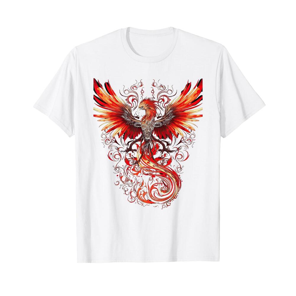 Phoenix From The Ashes Mystical Bird  T-Shirt
